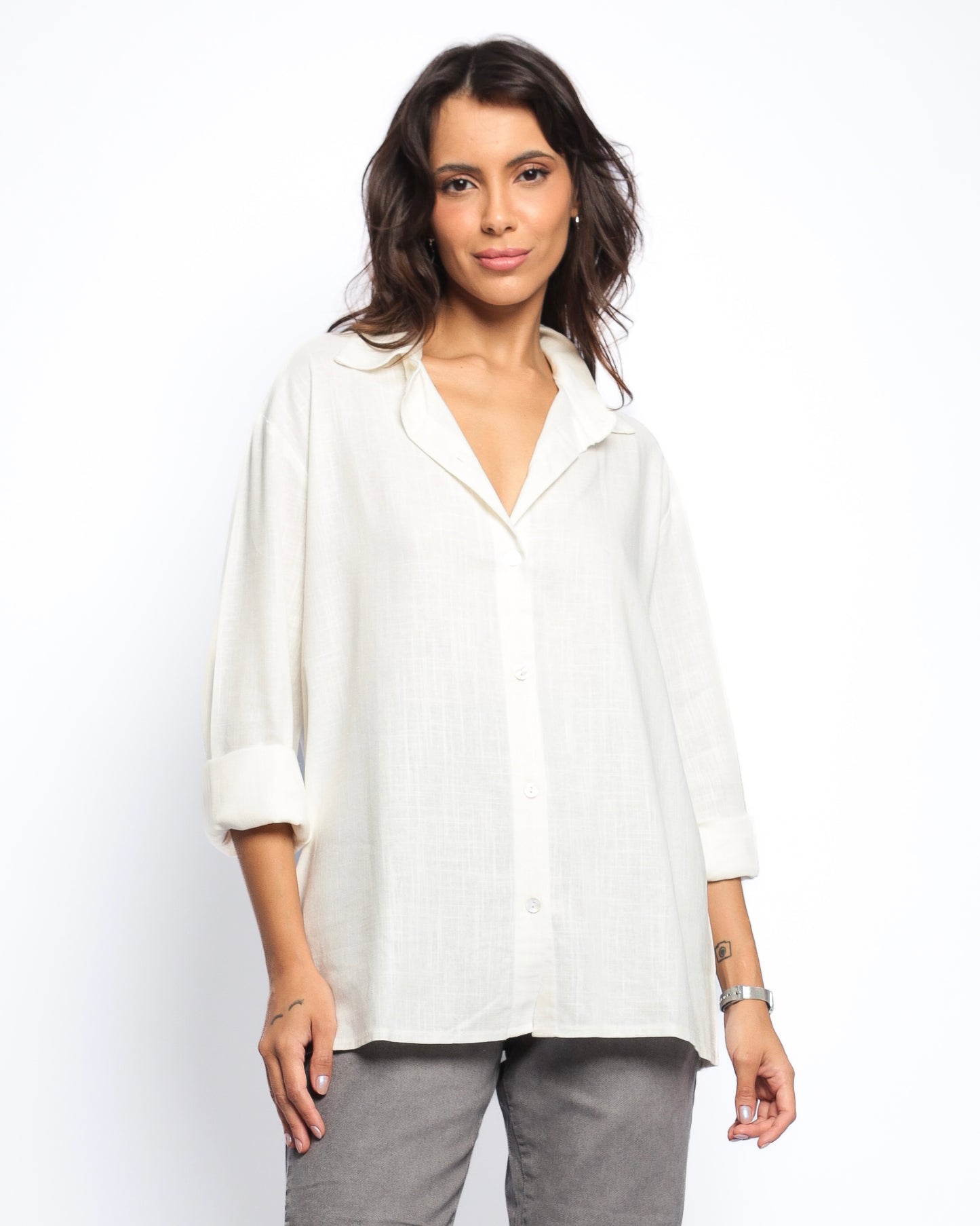 Camisa Antônia Oversized Off White