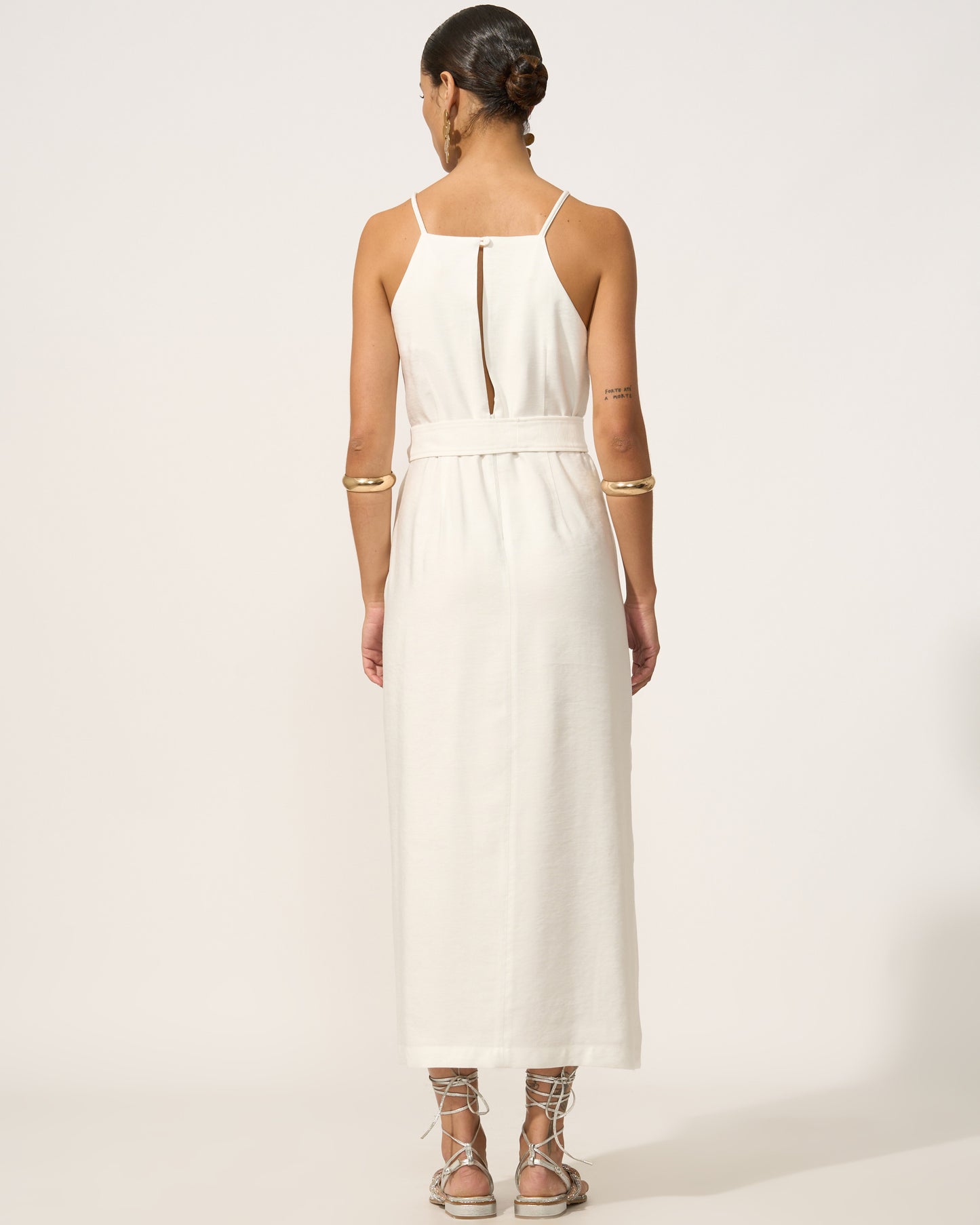 Vestido Amanda Viscose Off White