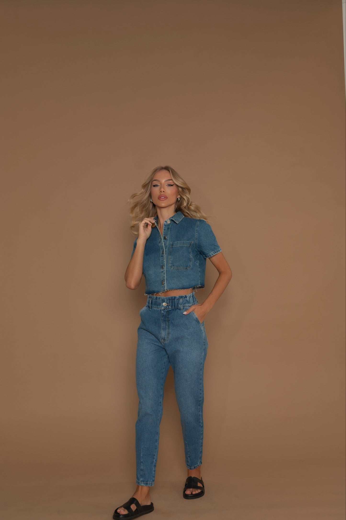 Calça Baggy Jeans