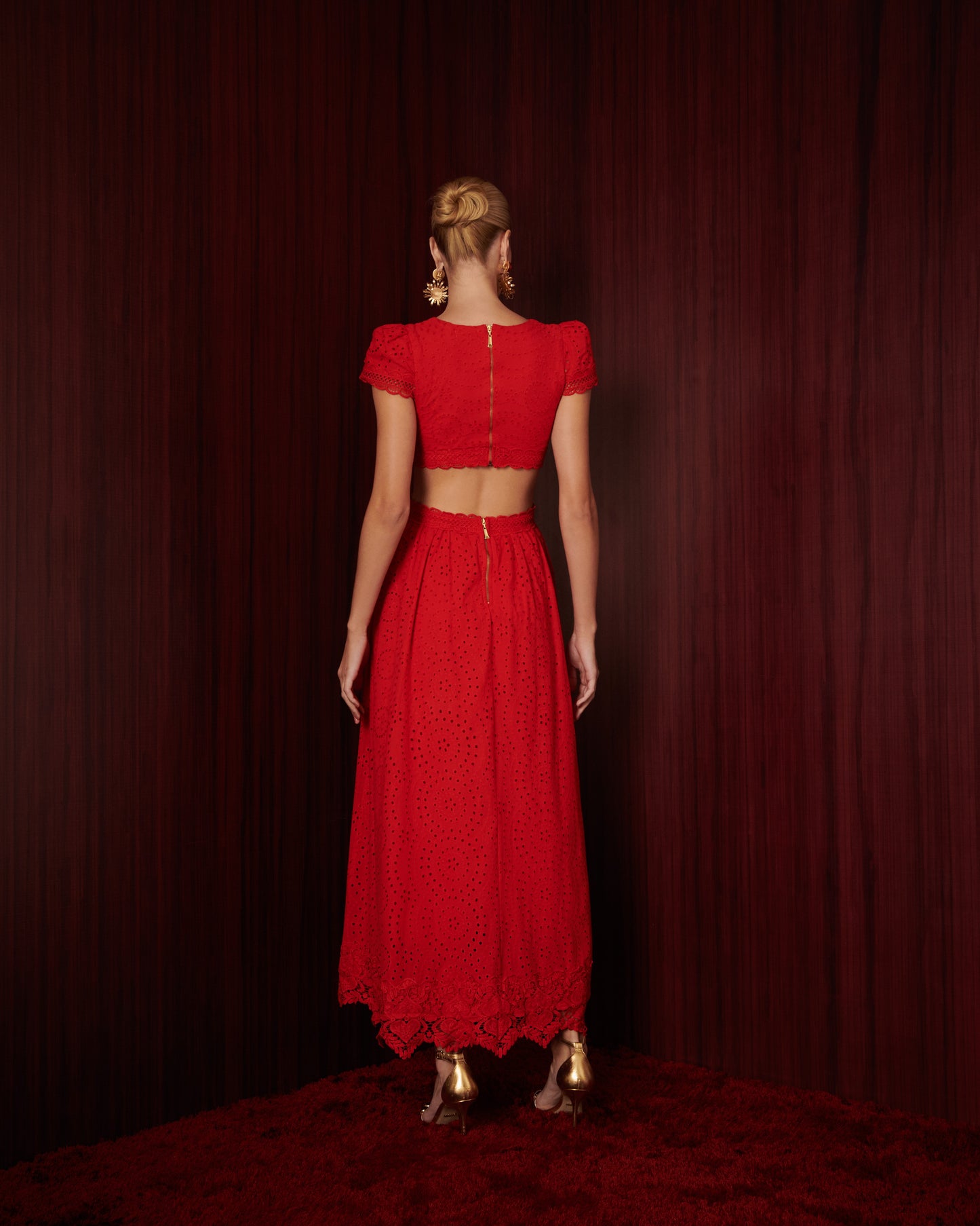 Vestido Laise Vermelho Rock Lola