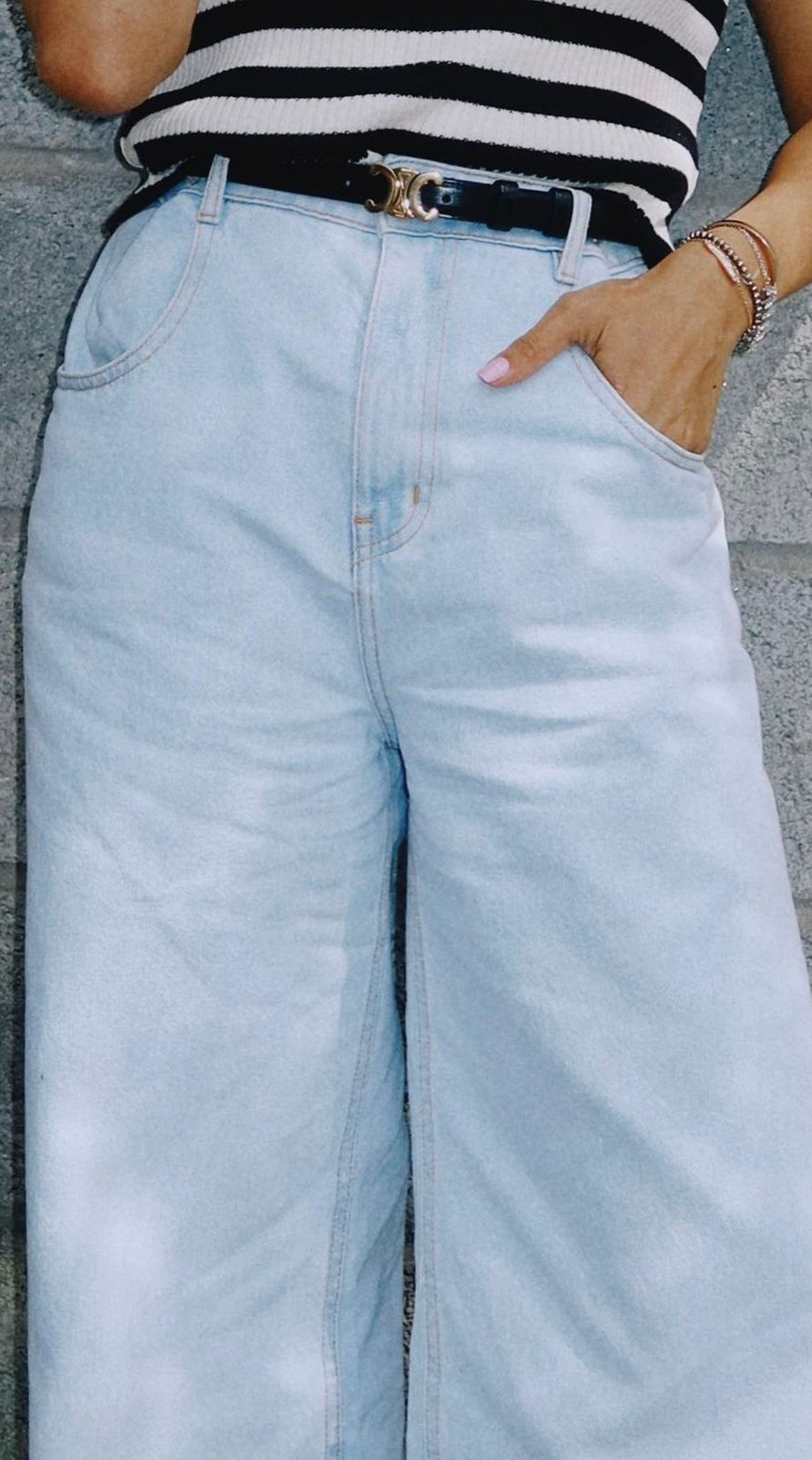 Calça Selena Jeans Claro