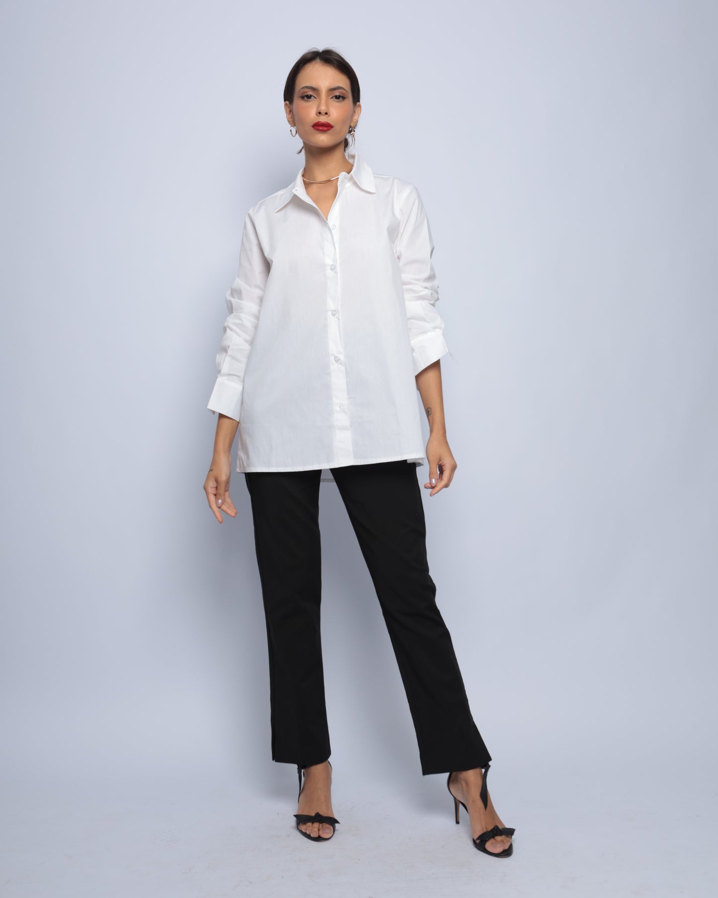 Camisa Oversized Tricoline Pat