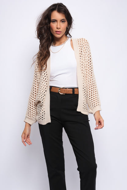 Cardigan Kimono Trico Croche