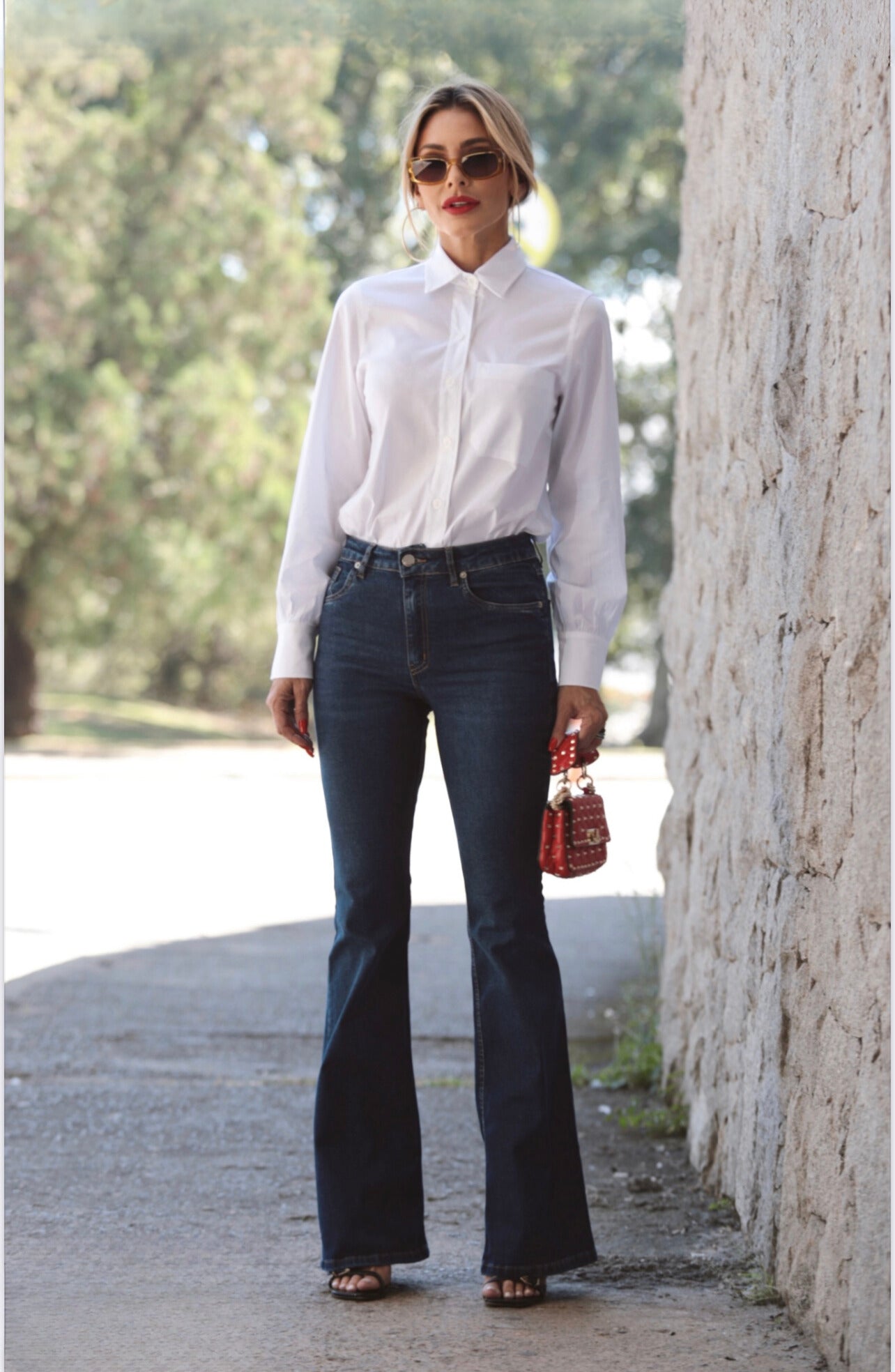 Calça Jeans Flare STONE Julia