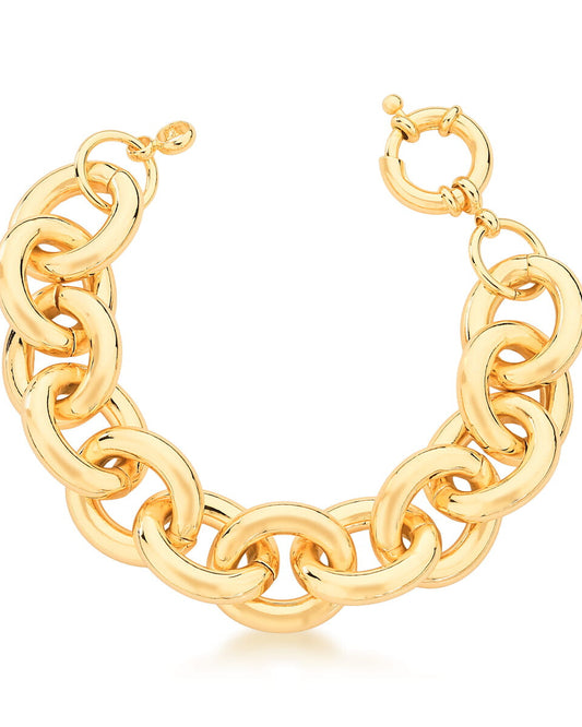 Pulseira Elos Dourada