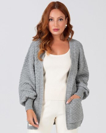 Casaco Bruna Tricot Luxo