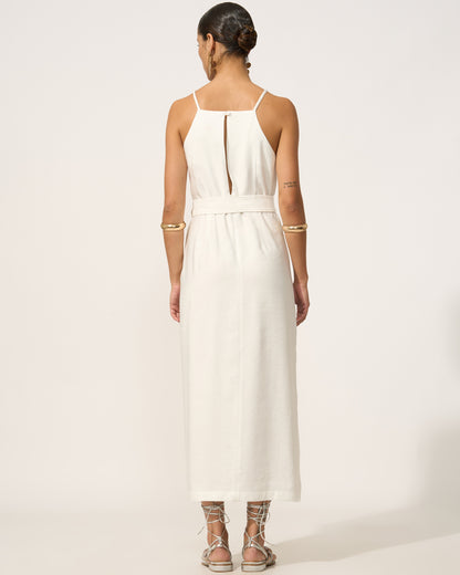 Vestido Amanda Viscose Off White