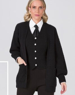 Casaco Bruna Tricot Luxo