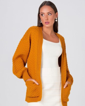 Casaco Bruna Tricot Luxo