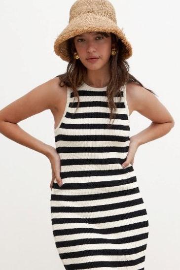 Vestido Marbella Listra Preto