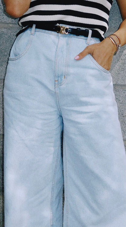 Calça Selena Jeans Claro