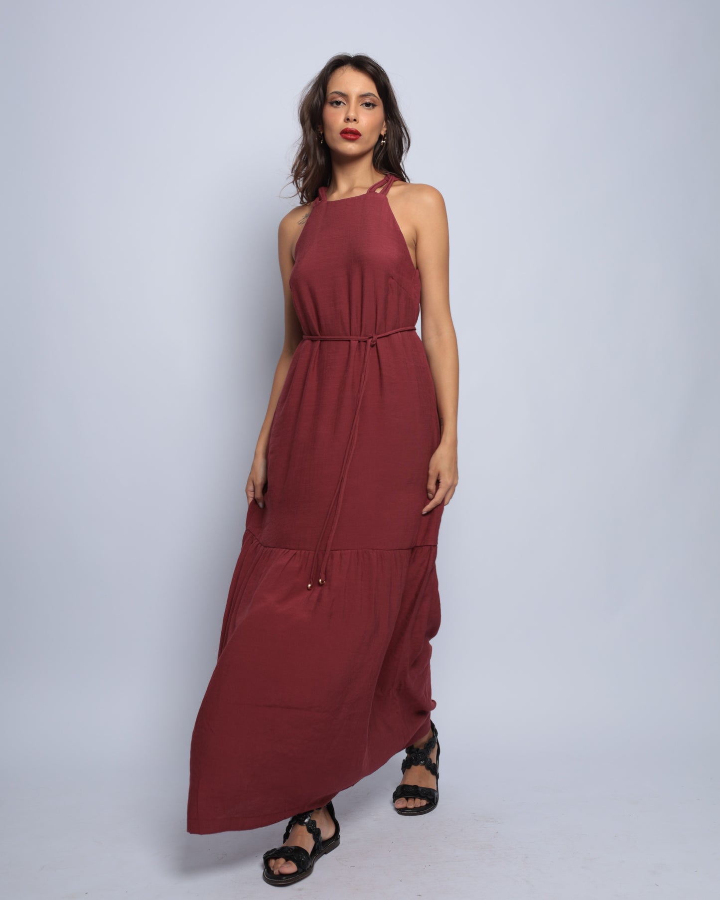 Vestido Ágata Bordô