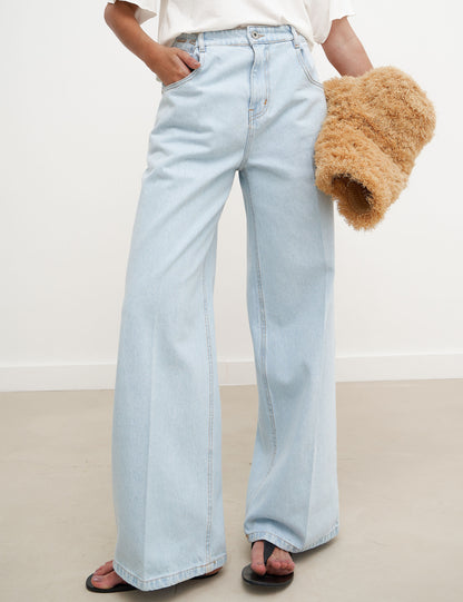 Calça Selena Jeans Claro