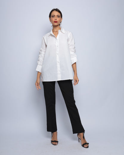 Camisa Oversized Tricoline Pat