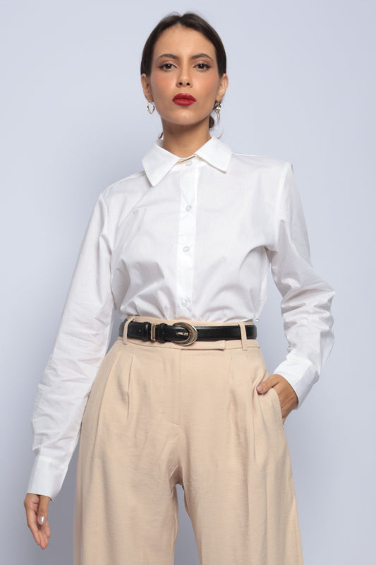 Camisa Oversized Tricoline Pat