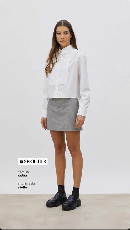 Shorts-saia Alfaiataria