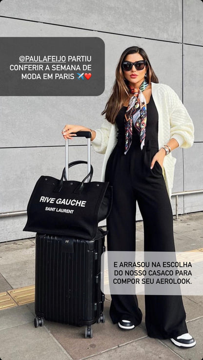 Casaco Bruna Tricot Luxo