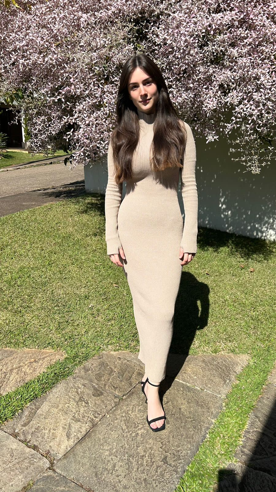 Vestido Longo Tricô