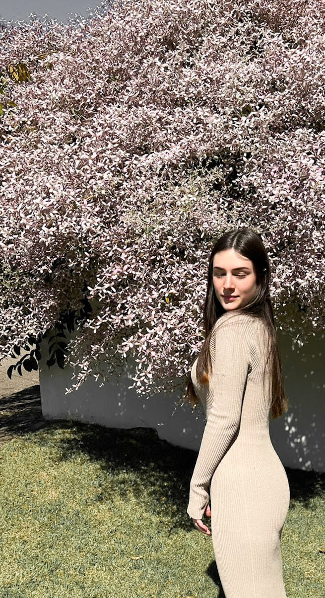 Vestido Longo Tricô