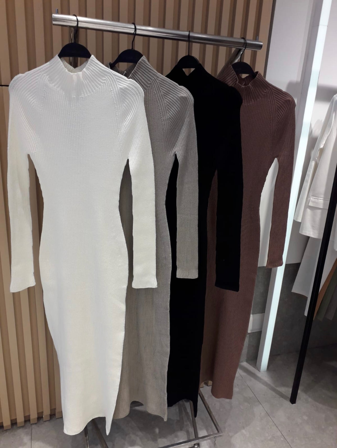 Vestido Longo Tricô