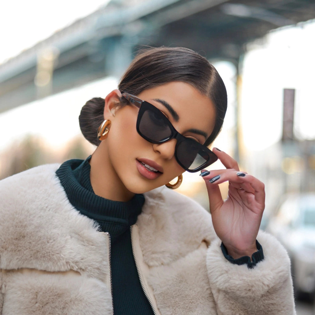 Óculos de Sol Blogger Chloé - Preto
