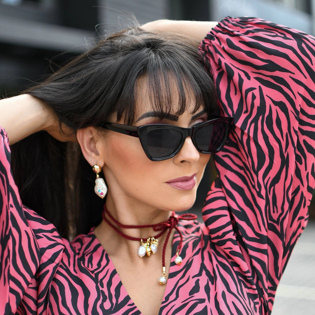 Óculos de Sol Blogger Chloé - Preto