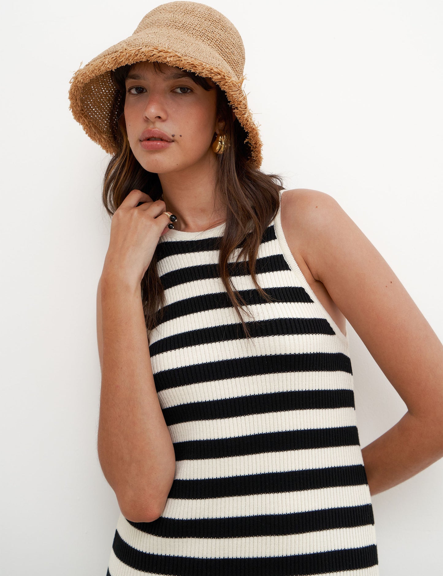 Vestido Marbella Listra Preto